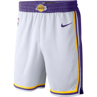 Los Angeles Lakers Jordan Brand Purple/White 2020/21 Association Edition Performance Swingman Shorts