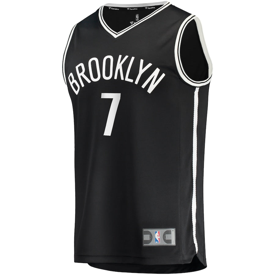 Kevin Durant Brooklyn Nets Fanatics Branded Youth 2019/20 Fast Break Replica Jersey Black - Icon Edition