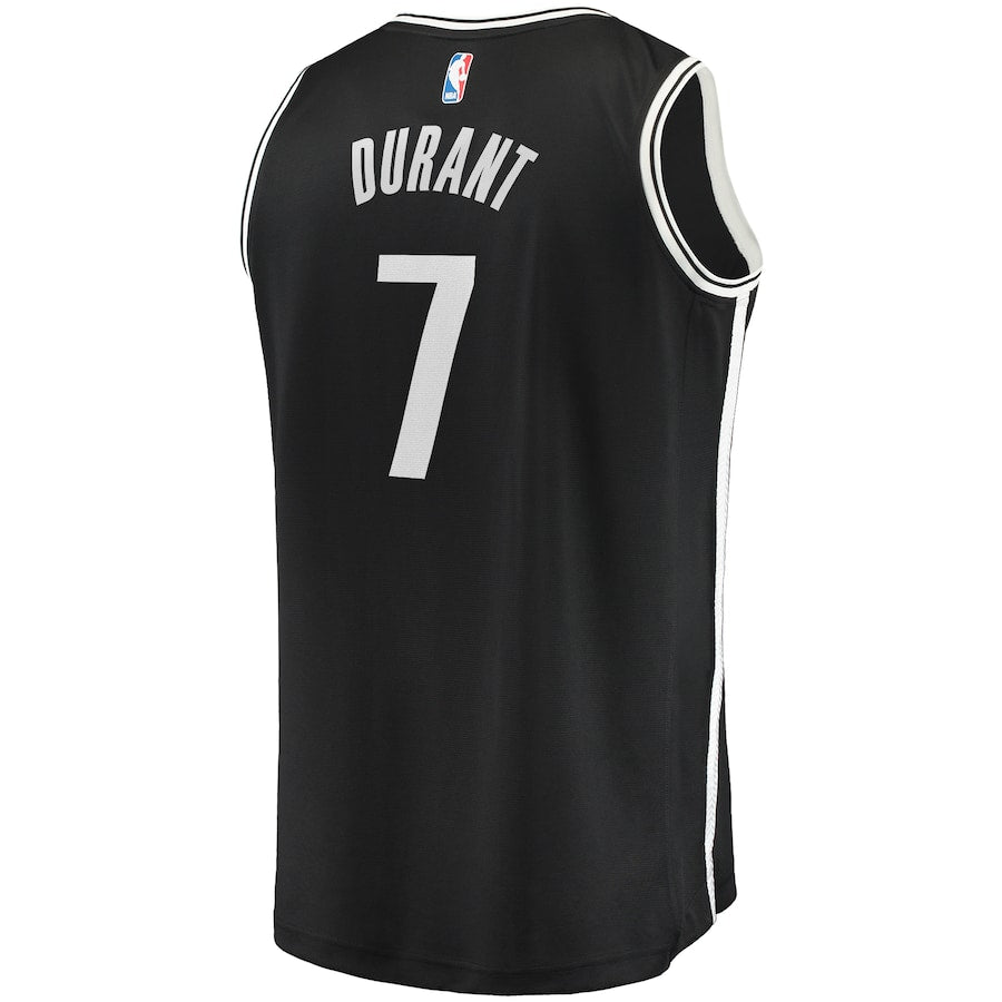 Kevin Durant Brooklyn Nets Fanatics Branded Youth 2019/20 Fast Break Replica Jersey Black - Icon Edition