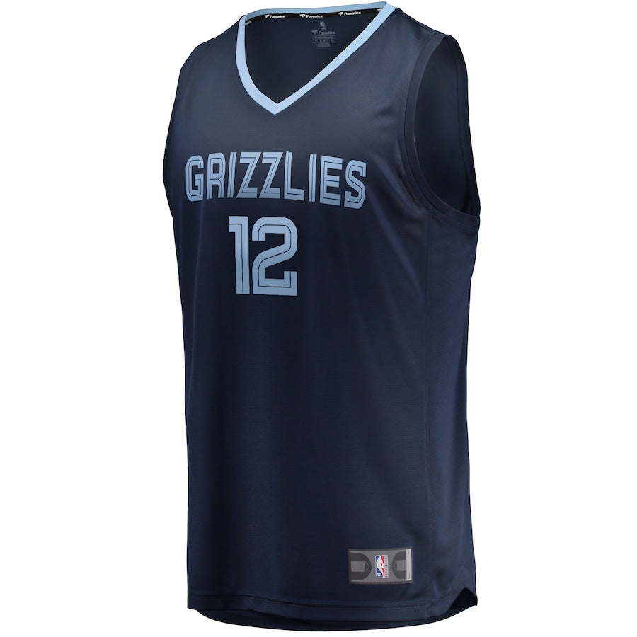 Ja Morant Memphis Grizzlies Fanatics Branded Youth 2019/20 Fast Break Replica Jersey Navy - Icon Edition