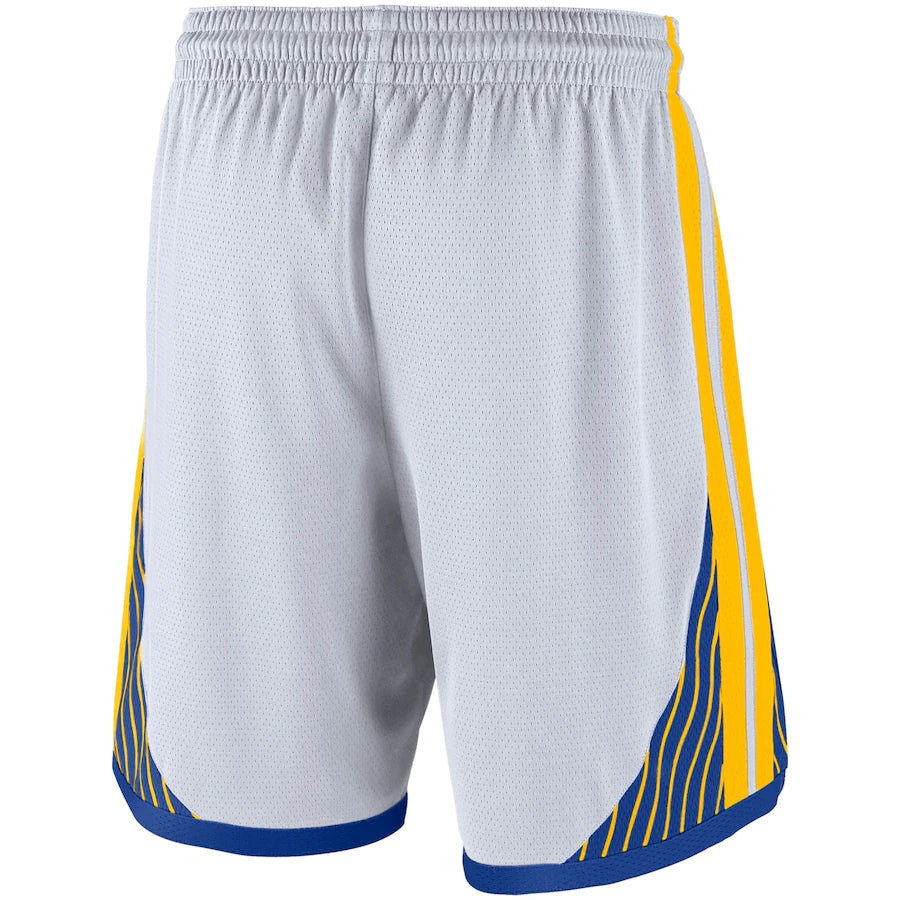 Golden State Warriors Nike 2019/20 Icon Edition Swingman Performance Shorts - White