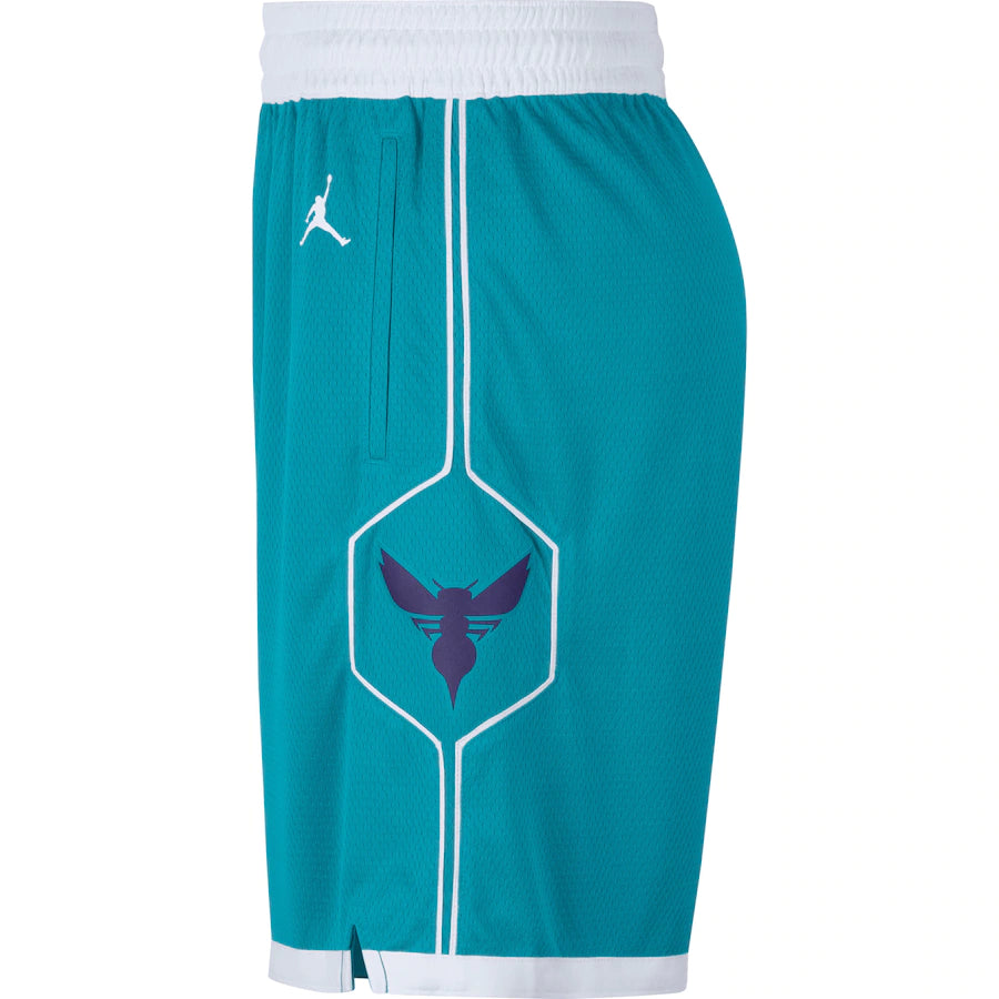 Charlotte Hornets Jordan Brand Teal/ 2020/21 Association Edition Performance Swingman Shorts