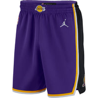 Los Angeles Lakers Jordan Brand Purple/White 2020/21 Association Edition Performance Swingman Shorts