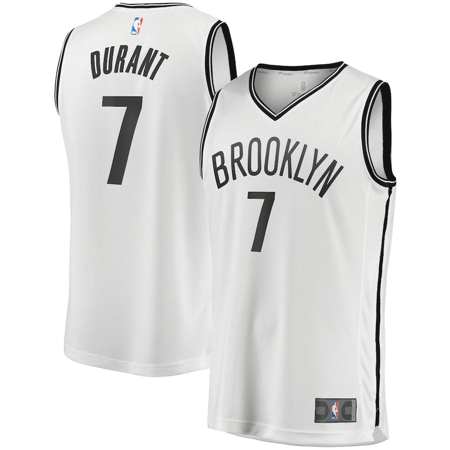 Kevin Durant Brooklyn Nets Fanatics Branded Youth 2019/20 Fast Break Replica Jersey Black - Icon Edition