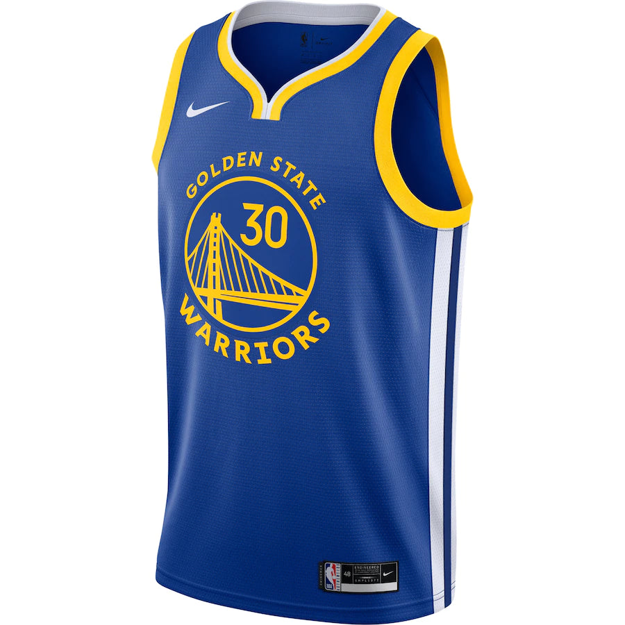 Stephen Curry Golden State Warriors Nike 2020/21 Swingman Jersey - Royal - Icon Edition