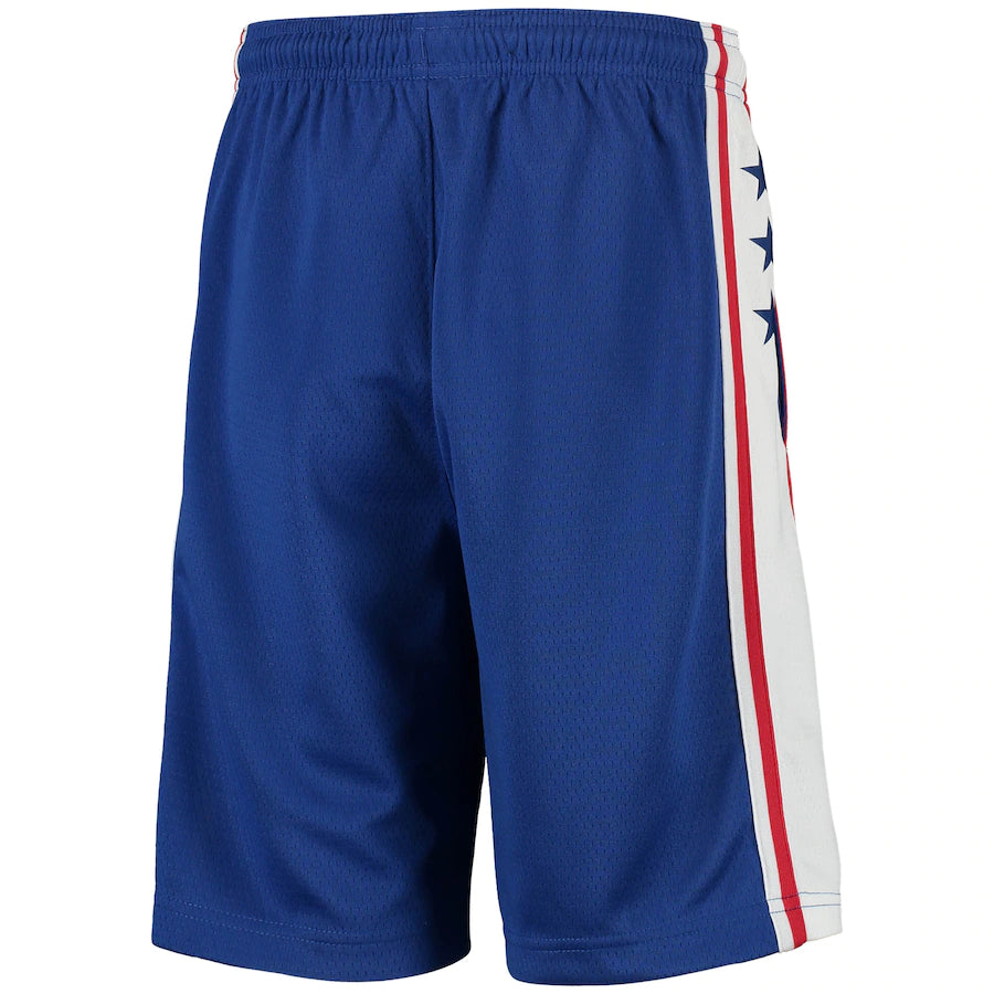 Philadelphia 76ers Nike Youth 2020/21 Swingman Shorts - Icon Edition - Royal