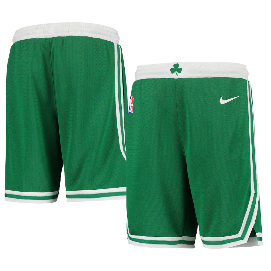 Boston Celtics Nike Youth 2020/21 Swingman Shorts - Icon Edition - Green