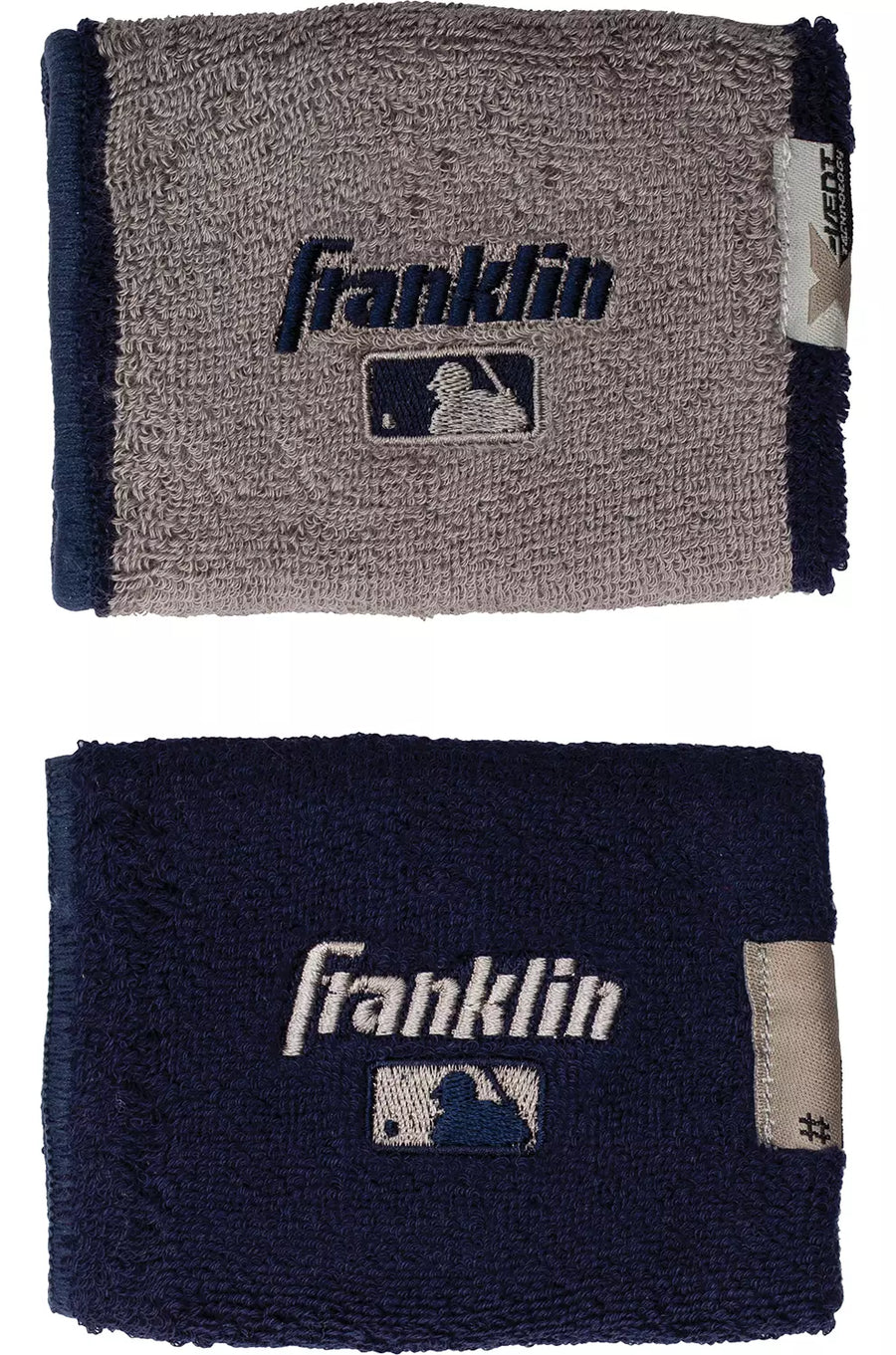Franklin MLB X-Vent Reversible Wristbands - 2 Pack
