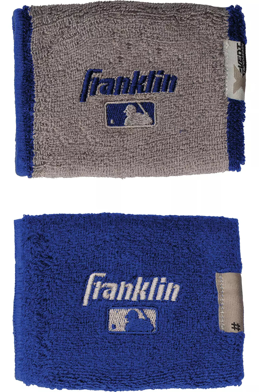 Franklin MLB X-Vent Reversible Wristbands - 2 Pack