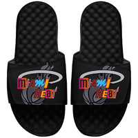 Miami Heat ISlide 2021/22 City Edition Jersey Slide Sandals - Black