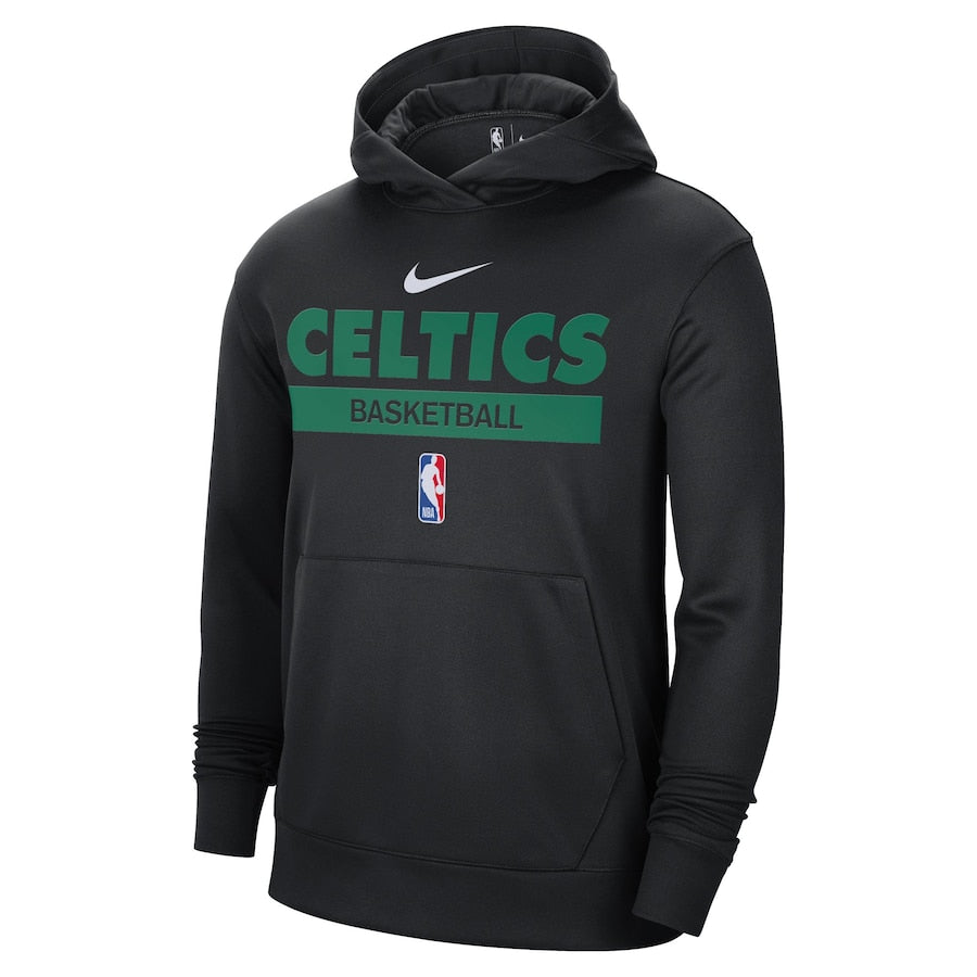 Boston Celtics Nike 2022/23 Spotlight On-Court Practice Performance Pullover Hoodie - Black
