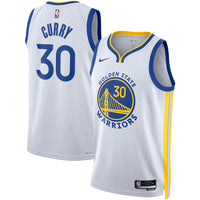 Thumbnail for Stephen Curry Golden State Warriors Nike Unisex 2022/23 Swingman Jersey - Association Edition - White