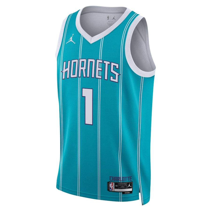 LaMelo Ball Charlotte Hornets Jordan Brand Unisex 2022/23 Swingman Jersey - Icon Edition - Teal