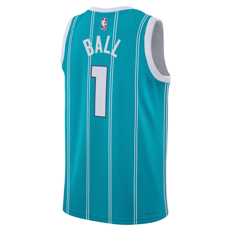 LaMelo Ball Charlotte Hornets Jordan Brand Unisex 2022/23 Swingman Jersey - Icon Edition - Teal