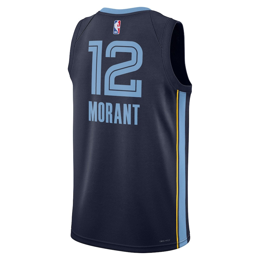Ja Morant Memphis Grizzlies Nike Unisex 2022/23 Swingman Jersey - Icon Edition - Navy