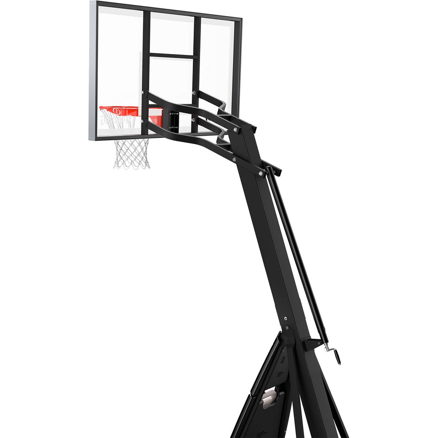 Spalding The Beast 60" Tempered Glass Portable Basketball Hoop