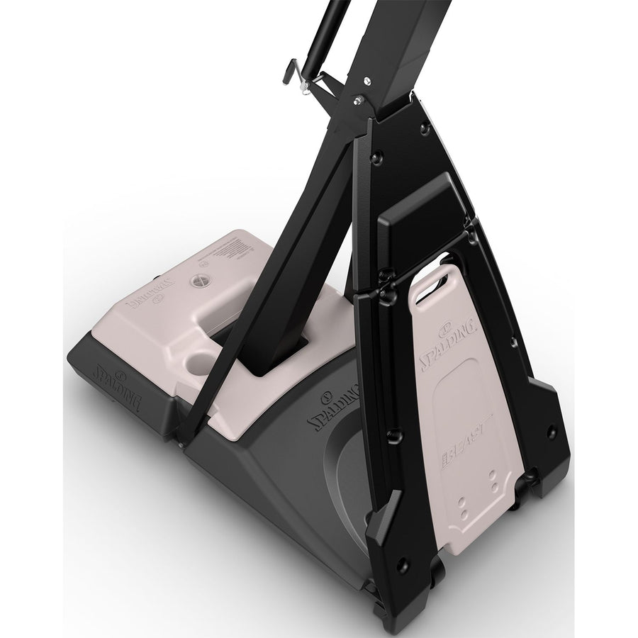 Spalding The Beast 60" Tempered Glass Portable Basketball Hoop