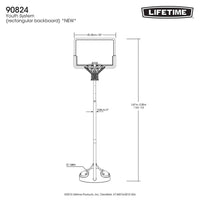 Thumbnail for Lifetime 32'' Rookie Youth Portable Basketball System
