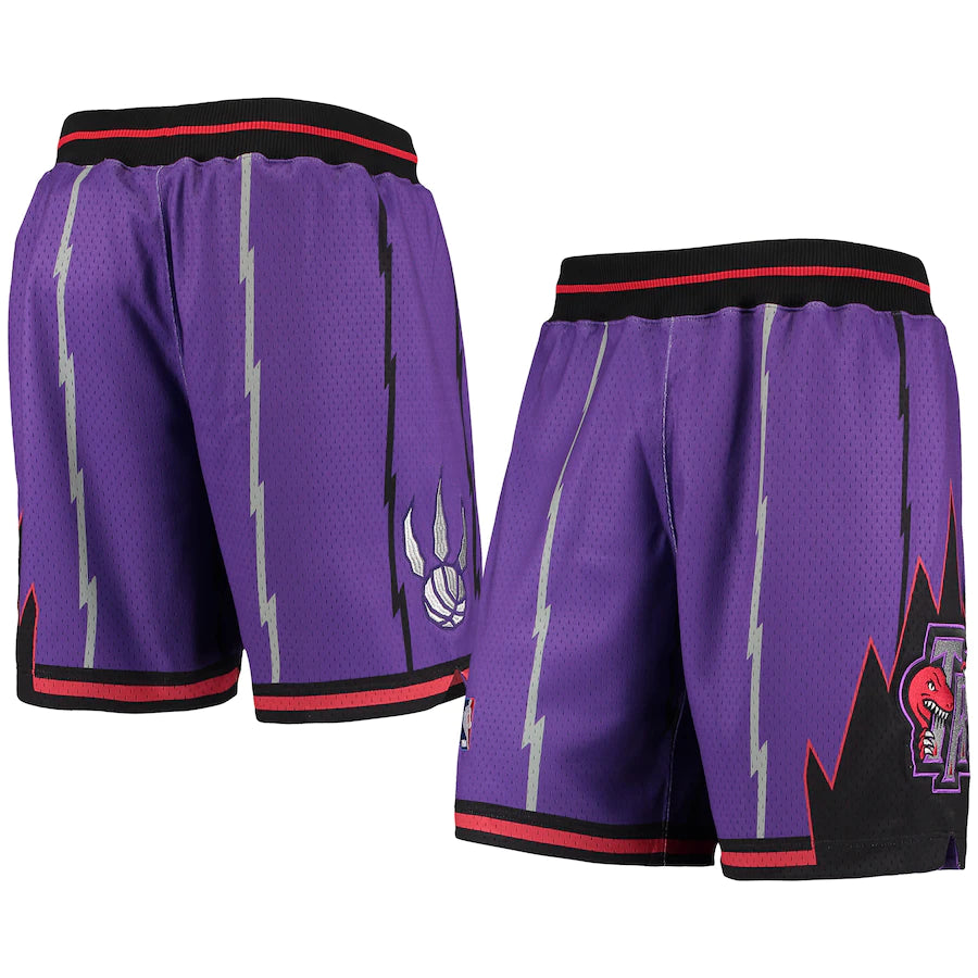Toronto Raptors Mitchell & Ness 1998/99 Hardwood Classics Authentic Shorts - Purple