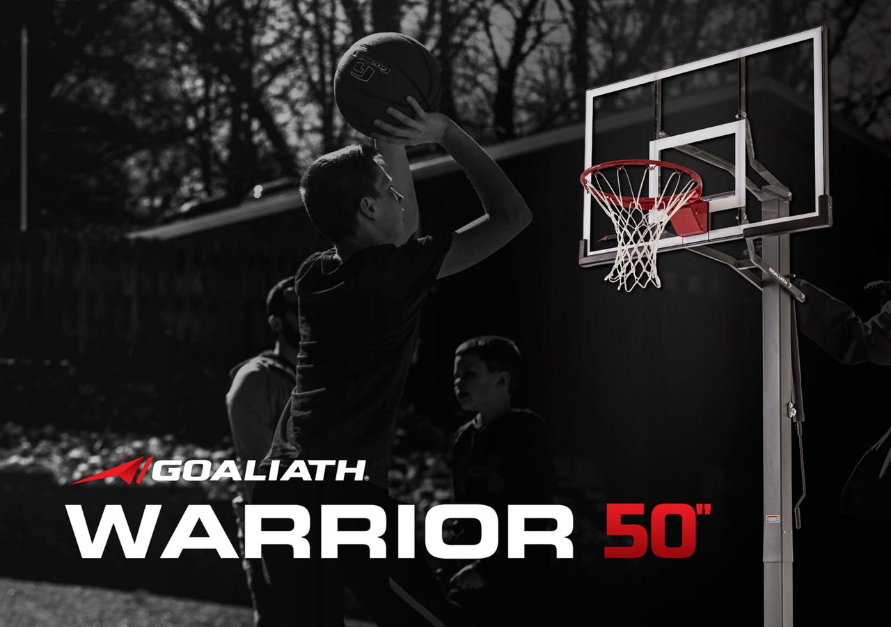 Goaliath 50” Warrior In-Ground Basketball Hoop