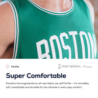 Jayson Tatum Boston Celtics Fanatics Branded Fast Break Replica Jersey Kelly Green - Icon Edition