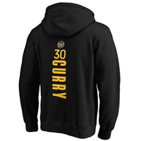Thumbnail for Stephen Curry Golden State Warriors Fanatics Branded Playmaker Name & Number Pullover Hoodie - Black