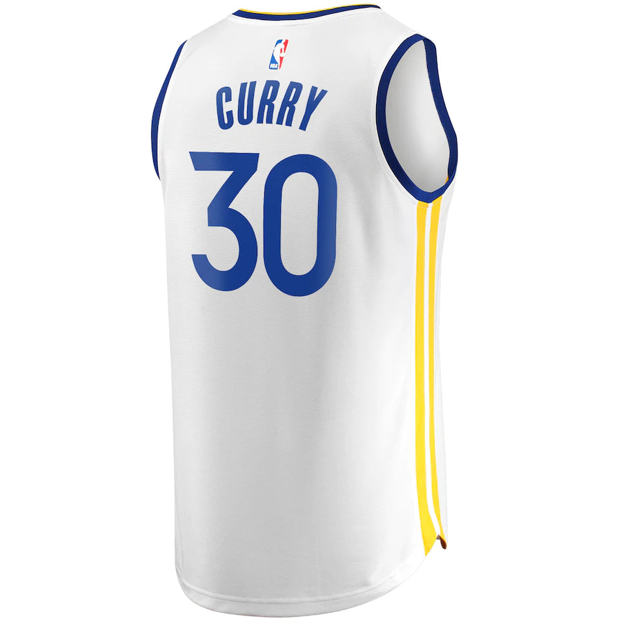 Stephen Curry Golden State Warriors Fanatics Branded Fast Break Replica Player Jersey - White - Association Edition