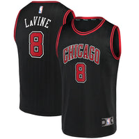 Thumbnail for Zach LaVine Chicago Bulls Fanatics Branded Fast Break Replica Jersey Red - Icon Edition