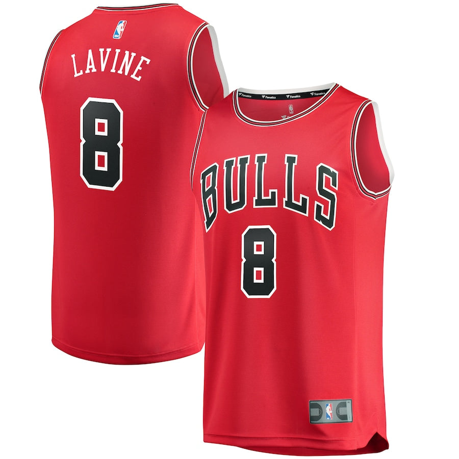 Zach LaVine Chicago Bulls Fanatics Branded Fast Break Replica Jersey Red - Icon Edition