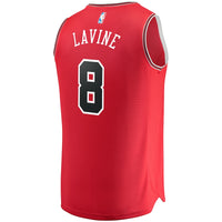 Zach LaVine Chicago Bulls Fanatics Branded Fast Break Replica Jersey Red - Icon Edition