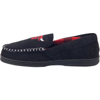 Thumbnail for Chicago Bulls FOCO Team Logo Flannel Moccasin Slippers