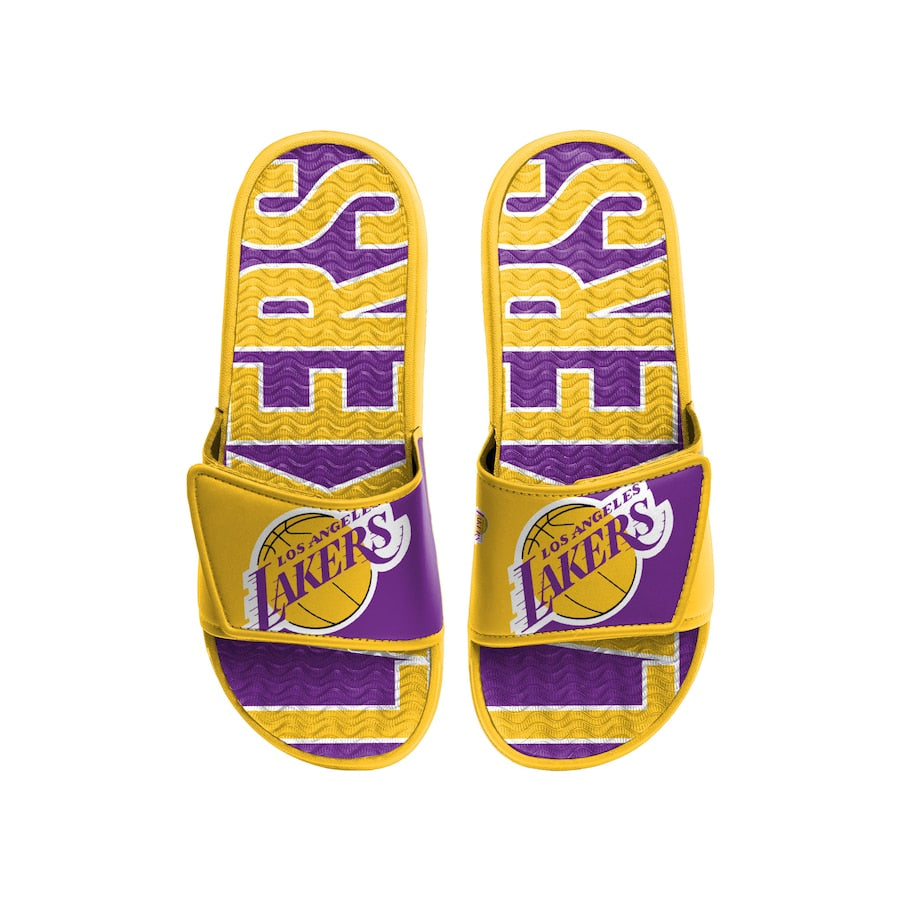 Los Angeles Lakers FOCO Logo Gel Slide Sandals