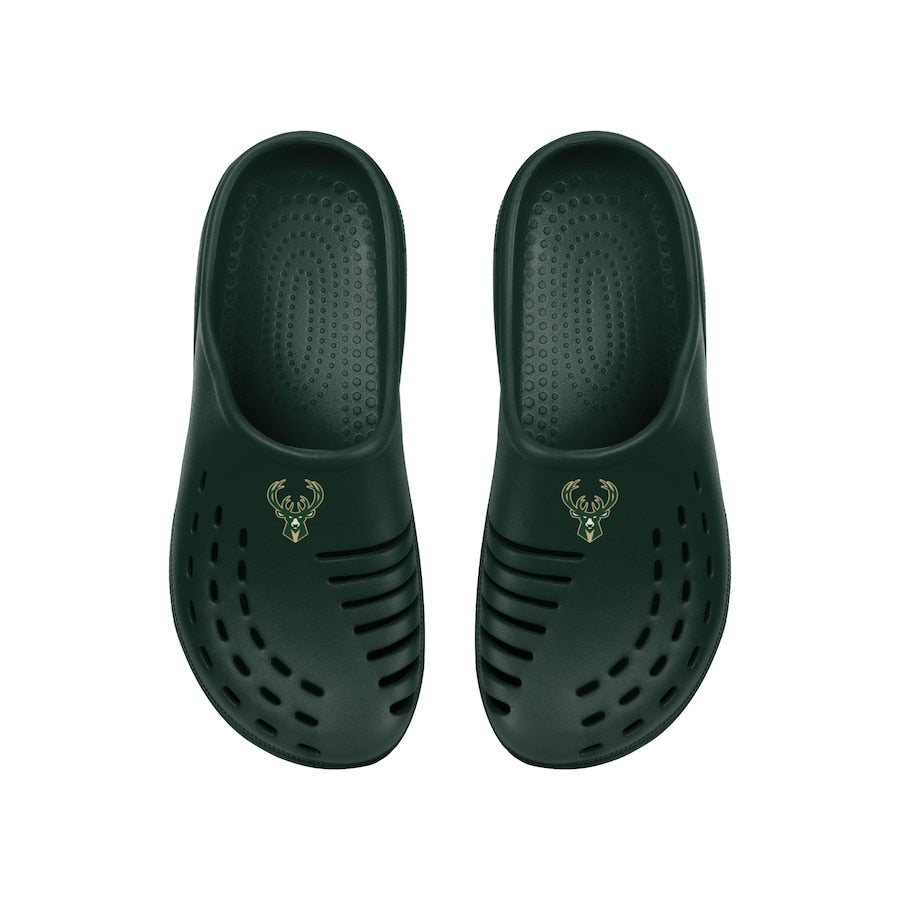 Milwaukee Bucks FOCO Molded Garden Clogs