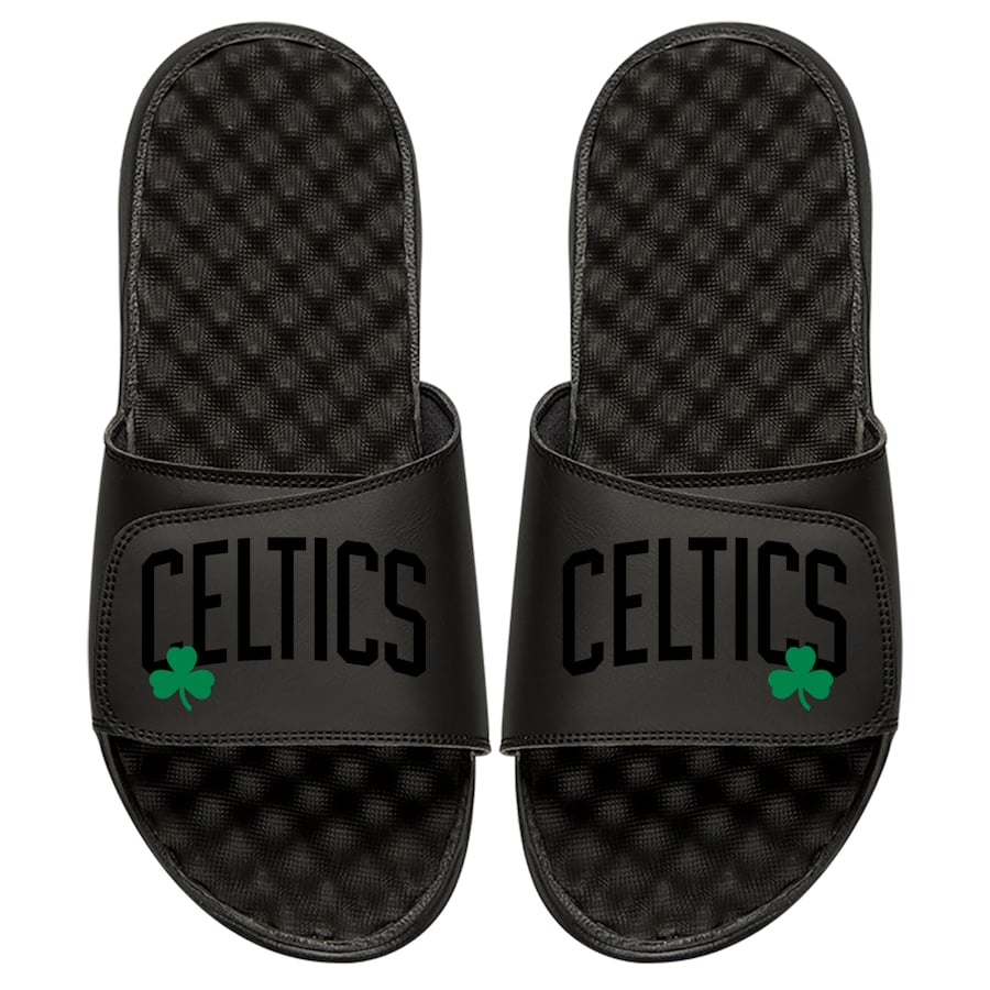 Boston Celtics ISlide Tonal Pop Slide Sandals - Black