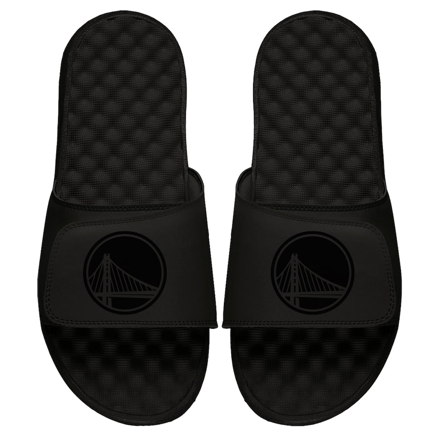 Golden State Warriors ISlide Tonal Slide Sandals - Black