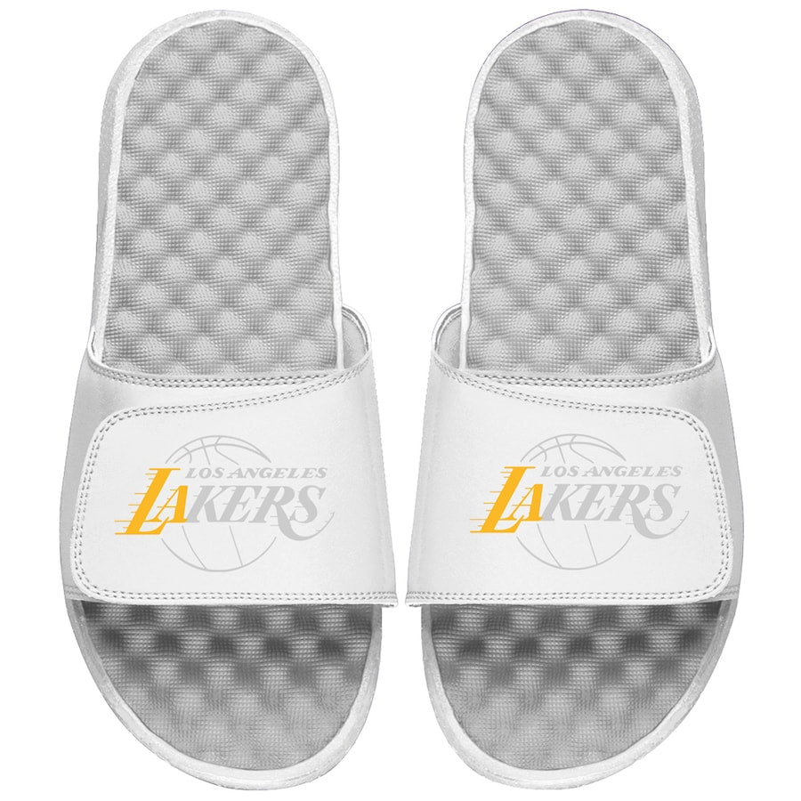 Los Angeles Lakers ISlide Tonal Pop Slide Sandals - Black