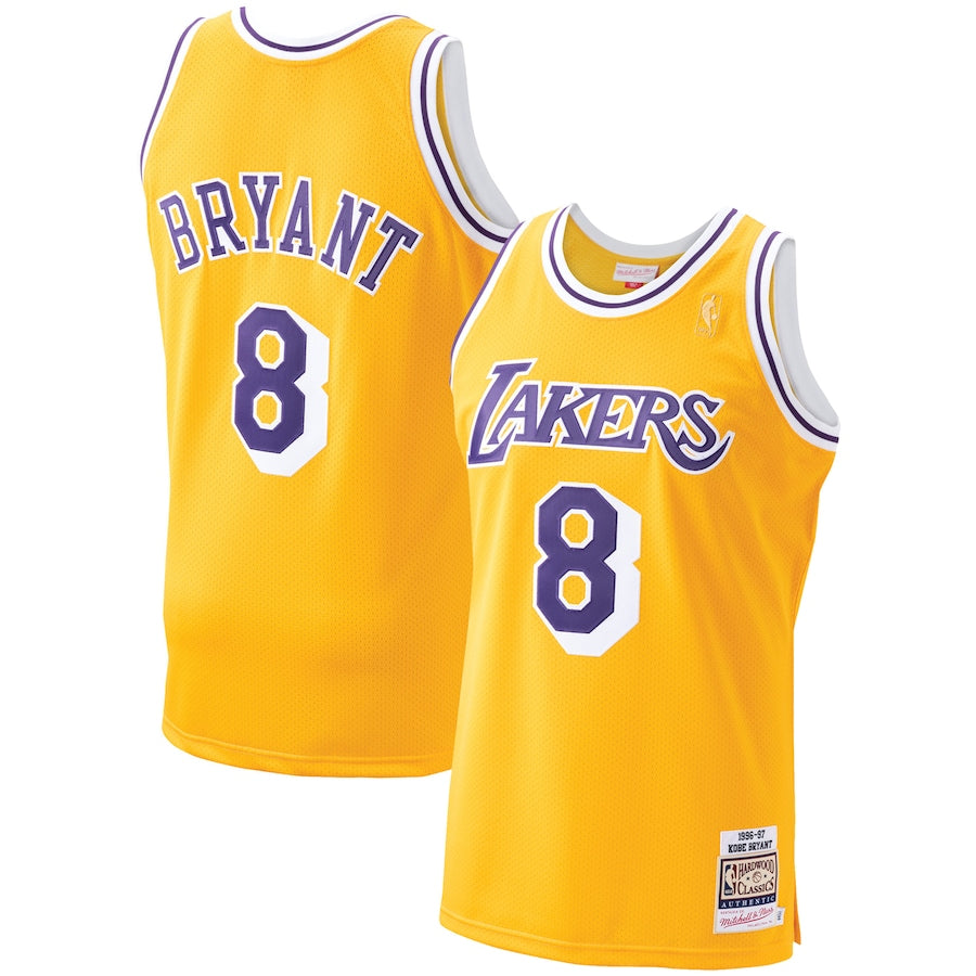 Kobe Bryant Los Angeles Lakers Mitchell & Ness 1996-97 Hardwood Classics Authentic Player Jersey - Purple