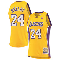 Thumbnail for Kobe Bryant Los Angeles Lakers Mitchell & Ness Hardwood Classics 2008-09 Authentic Jersey - Gold