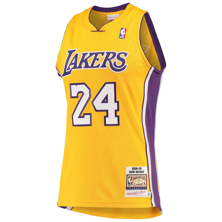 Kobe Bryant Los Angeles Lakers Mitchell & Ness Hardwood Classics 2008-09 Authentic Jersey - Gold