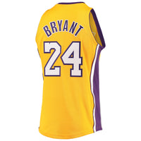 Thumbnail for Kobe Bryant Los Angeles Lakers Mitchell & Ness Hardwood Classics 2008-09 Authentic Jersey - Gold