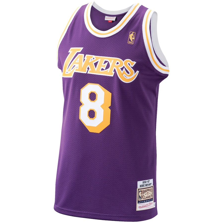 Kobe Bryant Los Angeles Lakers Mitchell & Ness 1996-97 Hardwood Classics Authentic Player Jersey - Purple