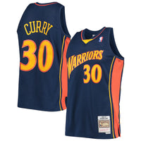 Thumbnail for Stephen Curry Golden State Warriors Mitchell & Ness 2009-10 Hardwood Classics Swingman Jersey - White