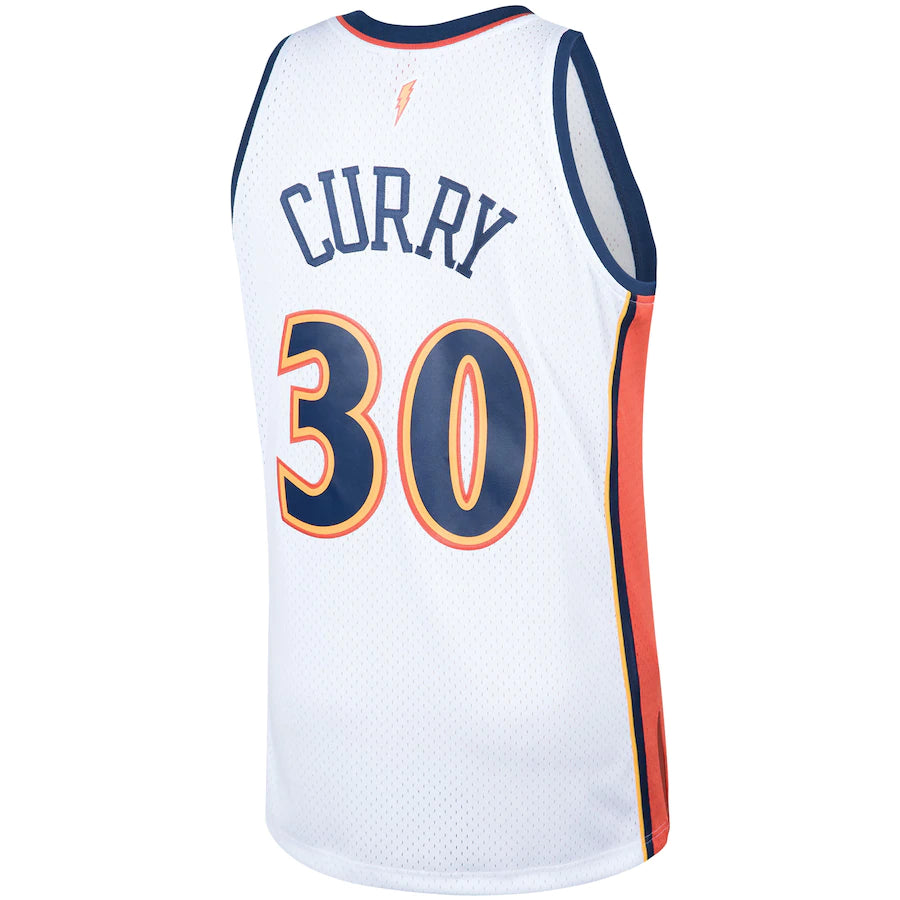 Stephen Curry Golden State Warriors Mitchell & Ness 2009-10 Hardwood Classics Swingman Jersey - White
