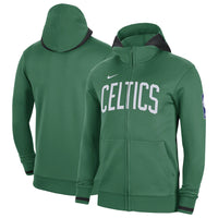 Thumbnail for Boston Celtics Nike Authentic Showtime Performance Full-Zip Hoodie - Kelly Green
