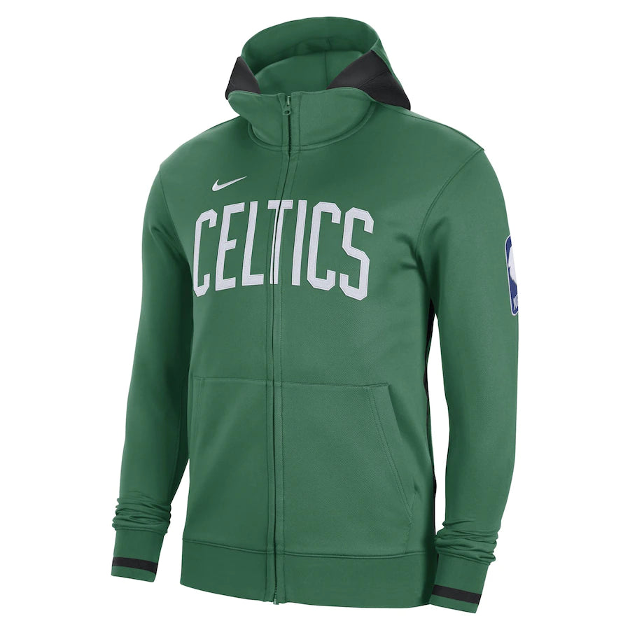 Boston Celtics Nike Authentic Showtime Performance Full-Zip Hoodie - Kelly Green