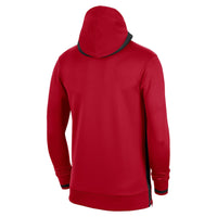 Thumbnail for Chicago Bulls Nike Authentic Showtime Performance Full-Zip Hoodie - Red