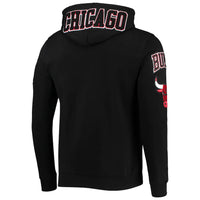 Thumbnail for Chicago Bulls Pro Standard Chenille Pullover Hoodie - Black