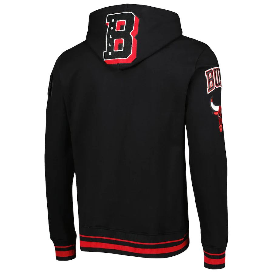 Chicago Bulls Pro Standard Mash Up Capsule Pullover Hoodie - Black