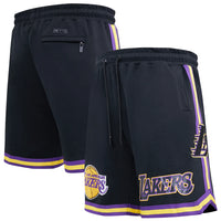 Thumbnail for Los Angeles Lakers Pro Standard Chenille Shorts - Gold