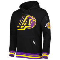 Thumbnail for Los Angeles Lakers Pro Standard Mash Up Capsule Pullover Hoodie - Black